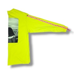Boyz N The Hood Neon Yellow Long Sleeve Crew Neck T-Shirt Men’s Size XL