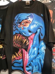 VENOM ON A SHAKA HEAVYWEIGHT GARMET DYED T SHIRT “MODERN”