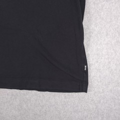 Hugo Boss Thompson Signature Cuff Black Cotton Crew Casual Shirt Mens 2XL (XL)