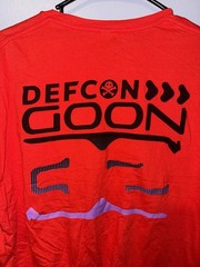 2024 Defcon 32 “Goon” Staff T-Shirt Graphic Red/Purple/Black Size X-Large RARE