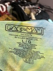 Authentic Pac-Man Tie-Dye Graphic T Shirt Large – By C-Life Group Bandai Namco