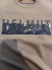 Helmut Lang Men’s Logo Long Sleeve Sweatshirt. Size Large