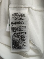 J Crew Men T Shirt M White 100% Cotton Classic Fit Short Sleeve Crew Neck Tee