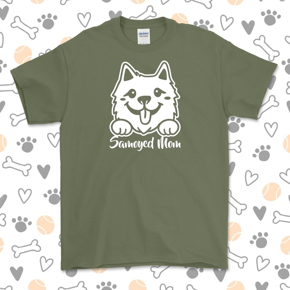 Samoyed Mom T-Shirt | Dog Breed | Pick Your Color! | Dog Mom |