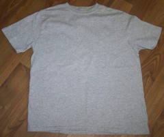 JEERZEES BY RUSSELL – TAGLESS 90/10 SHORT SLEEVE TEE SHIRT – GRAY – SIZE MEDIUM