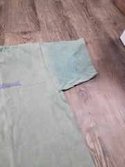 Alore Made in USA Large Tshirt – Can’t Eat Money Green Dye Variations