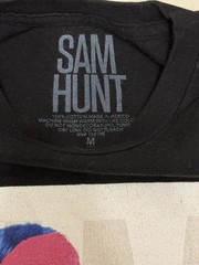 Sam Hunt 15 In A 30 Concert Tour T Shirt Black Size Medium