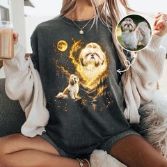 Custom Pet Photo Personalized Pet Lover Comfort Tee