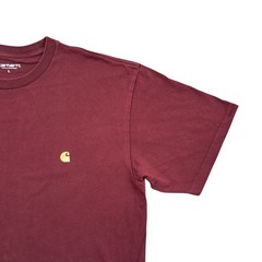 Carhartt T Shirt Large Men’s Red Cotton Lightweight Casual Work Wear Plain Chase
