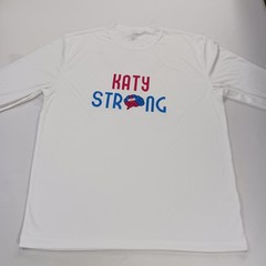 Sport-Tek ST350LS Katy Strong Men XL White Long Sleeve PosiCharge Competitor Tee