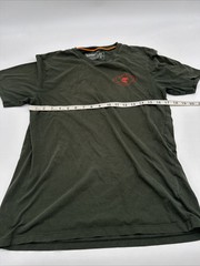 Timberland T-Shirt Men Small Graphic Print Logo Green ..#23402
