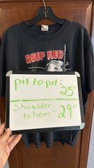 Vintage Deep Red The Hatchet Murders Horror Movie 2XL T-Shirt Distressed
