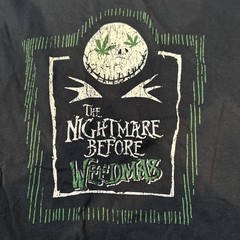 NEW Funny Marijuana Nightmare Before Weedmas Unisex Crewneck T Shirt Tee