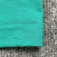 Vintage 90s I Conquered Cope Rock Climbing Shirt Large 22×28 Turquoise Blue