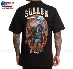 Sullen Art Collective No Day Off Standard SCM5889 New Short Sleeve Men`s T-shirt