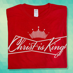 Christ is King Tee Jesus Gospel T-Shirt Unique Design Red Shirt Trendy shirt