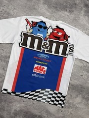 Vintage Y2K M&M’s Men’s T-Shirt Racing Tee Big Logo Rare Hype Streetwear