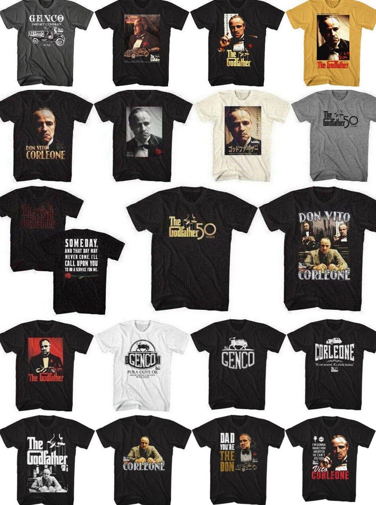 Pre-Sell The Godfather Movie Don Corleone Licensed T-shirt #3