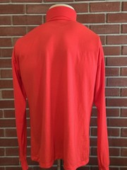 Meister Mens XL Long Sleeve Turtleneck Vintage 1980s Hot Pink Neon Acrylic Shirt