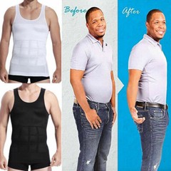 2022 New Men’s Gynecomastia Vest Cooling Compression Muscle T-Shirt Body Shaper