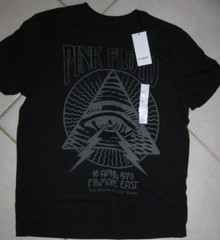 MENS MUSIC SHIRT PINK FLOYD NEW WITH TAGS MENS LARGE CHEST 42 60 COTT 40 POLYESE