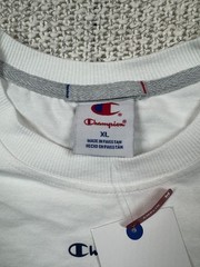 Champion Heritage Stripe T-Shirt White Pink Navy Crew Neck XL NWT 0081