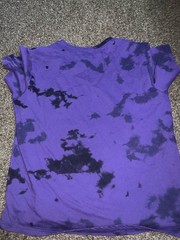 LED ZEPPELIN ELECTRIC MAGIC TOUR CONCERT TEE T SHIRT Mens L Purple Tie Dye