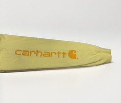 Carhartt Yellow Loose Fit Cotton Knit Crew Neck Long Sleeve T-Shirt Men 2XL