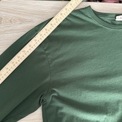Maggie’s Organics Men’s XXL Army Green Long Sleeve Shirt Cotton Sustainable