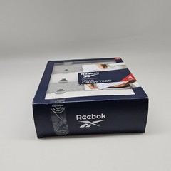 4 Pack REEBOK Comfort Men S M L White Gray Crew Neck Tag-Free Cotton T Shirts