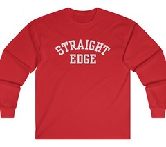 STRAIGHT EDGE Drug Free sxe XXX Minor Threat – Long Sleeve T / Crewneck Fleece