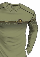 Men’s Bucheli Long Sleeve T Shirt,Italian Style,Cotton, Stretch L XL….A13.A