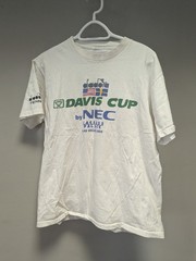 Vintage 1995 Davis Cup NEC Caesars Palace Las Vegas Diadora T Shirt USA XL