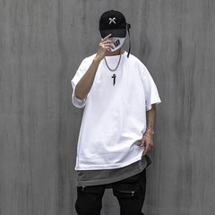 Niepce Streetwear Urban Half Sleeves Tee Japanese Kanji Graphic Mens T-Shirt