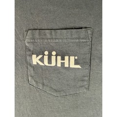 Kuhl Pocket T-Shirt Mens Large Gray Wildfibre Organic Cotton Graphic 7470