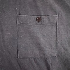 Babilonia Mock Neck Shirt Mens L Navy Blue Pleated Back Long Sleeve Preppy