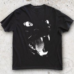 Black Cat Face Vintage Graphic Tee Gothic Streetwear Unisex Shirt Size S-4XL