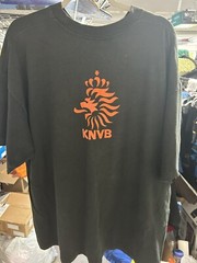 90’s Nike RARE Nederland Big Orange Swoosh T Shirt