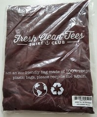 Men’s Fresh Clean Tees Shirt Club T Shirt Crewneck Short Sleeve Garnet Size 4XT