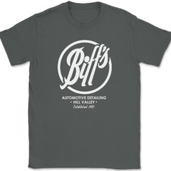 Biffs Automotive Detailing T-Shirt Tee Funny Movie Novelty Tee
