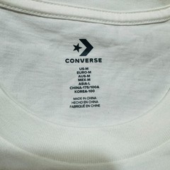Converse Tee Men’s Size Medium All Star White Short Sleeve Graphic Pullover NWT