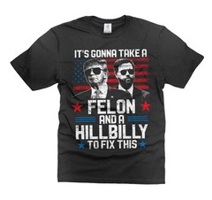 Trump Vance Shirt Felon Hillbilly Shirt Funny Political Gifts Republican Gifts