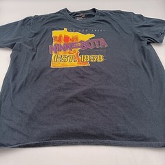 Goldtoe T Shirt Mens 2XL Black Minnesota Est 1858 Tee