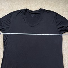 Bambooven Men’s Black Bamboo V-Neck Undershirt – Size XL – VGUC – Stretch