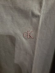 Calvin Klein Mens Relaxed Fit Archive Logo Crewneck T-Shirt in Blue Horizon XL