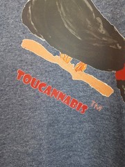 Toucannabis Tee! Gray Size XL New with Tags Free Shipping