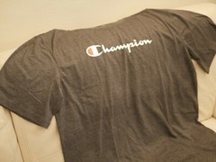NWT MEN’S DARK GRAY CHAMPION ATHLETIC WEAR T-SHIRT TOP LOGO TALL SIZE 2XLT, 3XLT