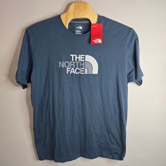 The North Face Mens XXL Blue Graphic Logo Classic Fit Cotton T-Shirt NWT