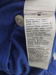 Abercrombie and Fitch Men’s Henley Tshirt Muscle Blue LARGE