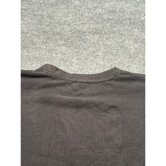 Starter Black Label Mens XXL Black Waffle Knit Thermal Long Sleeve Shirt